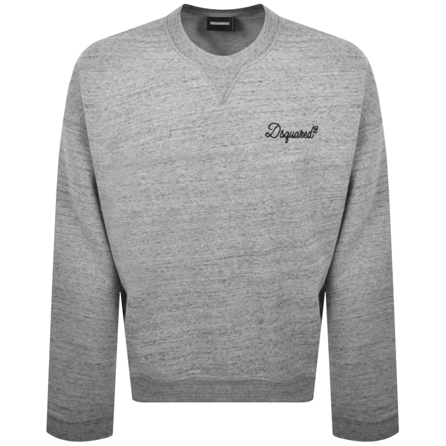 DSQUARED2 Logo Sweatshirt Grey | Mainline Menswear x